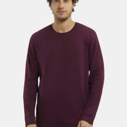 Jockey AM95 Men's Super Combed Cotton Rich Solid Round Neck Full Sleeve T-Shirt-picture-48