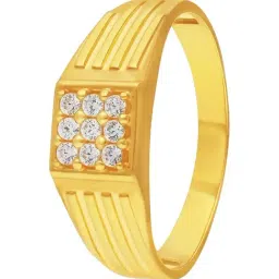 Malabar Gold and Diamonds 22k (916) Yellow Gold Ring for Men-picture-20
