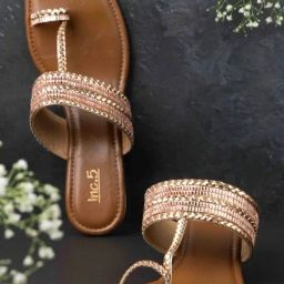 Inc.5 Women's Rose Gold Toe Ring Wedges-picture-24