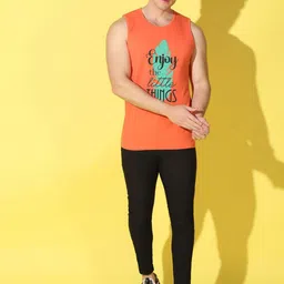 WOOSTRO Pack Of 2 Printed Combed Cotton GymInnerwear VWS26(ENJOY ORANGE)(MORE MUSTARD) image 4