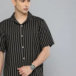 Levis Pure Cotton Striped Relaxed Fit Casual Shirt-picture-42