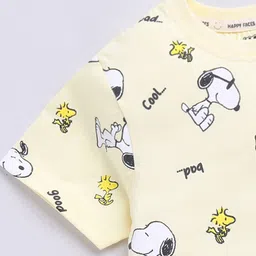 Happy Faces Boys Pure Cotton Snoopy Printed T-shirt image 5