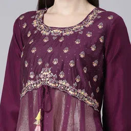 Neerus Striped Maxi Dress image 4