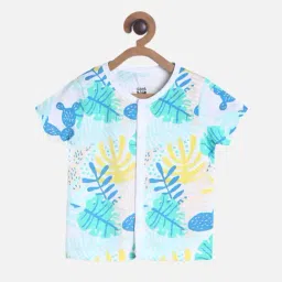 MINIKLUB Multi New Born And Baby Boys Half Sleeve Front Open Vest image 3