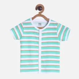 MINIKLUB Multi New Born And Baby Boys Half Sleeve Front Open Vest image 4