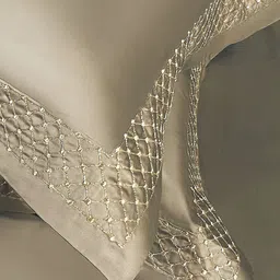 ERBA Brown King Bedsheet with 2 Pillow Covers image 3