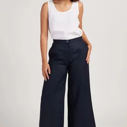 Creatures of Habit Women Straight Fit High-Rise Culottes Trousers-picture-35