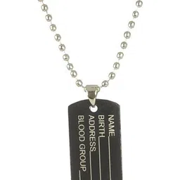 Utkarsh Silver-Plated Geometric Pendants with Chains image 4