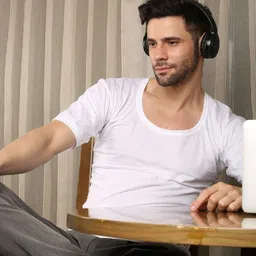 EAZY Pack Of 10 Pure Cotton Round Neck Short Sleeved Basic VestsEAZY-FINE-VEST-RNS-10-95 image 3