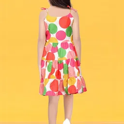 LITBABY Girls Polka Dot Printed A-Line Dress image 2