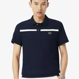 Lacoste Men Solid Polo Collar Cotton T-shirt-picture-38