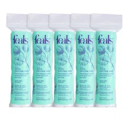 FEALS Set Of 5 Premium 100% Cotton Pads With Aloe Vera - 80 Pieces Each image 5
