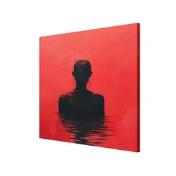 999Store Red & Black 1 Piece Canvas Other Wall Paintings image 4