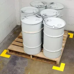 BRADY Floor Marking Tape L Shape Solid Yellow No Legend 2 x 5 inch x 8 mm, 11Z161 (Pack of 20) image 3