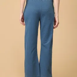 The Mom Store Blue Cotton Lycra Solid Jeans image 2