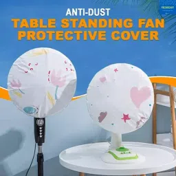 FreshDcart 45x15x1 cm PEVA Fan Protective Cover Multi Color, FDCA481 image 3