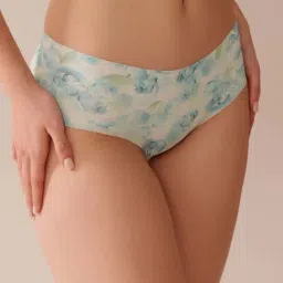 La Vie En Rose Blue Regular Fit Floral Print Panties image 1