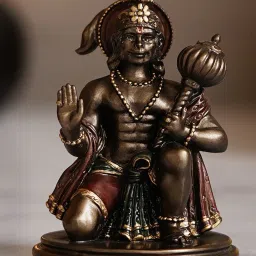 eCraftIndia Assorted Multicolor Rakhi with Hanuman Idol image 2