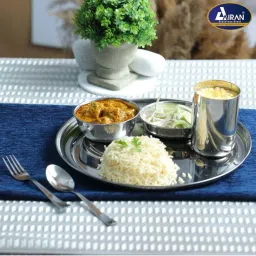 Airan Silver Stainless Steel 36 Pcs Dinner Set image 2