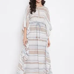 The Kaftan Company Off White Printed Kaftan-picture-28