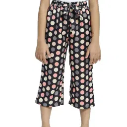 BIBA Girls Black Printed Pants-picture-33