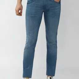 Van Heusen Denim Labs Blue Cotton Skinny Fit Jeans-picture-37