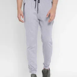 Turtle Grey Melange Slim Fit Joggers-image-96