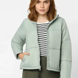 Vero Moda Green Solid Jacket-image-14