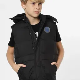 Jack & Jones Junior Black Quilted Puffer Jacket-picture-45