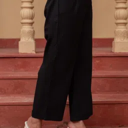 Juniper Black Solid Trousers image 2