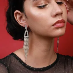 Sohi goldplated drop earrings earrings image 2