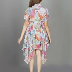 Peppermint Girls Multicolor Printed Dress image 2