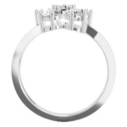 Sparkles Lab Grown Diamond 14k (585) White Gold Ring for Women image 2