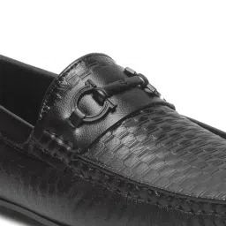 Teakwood Leathers Men's Black Casual Loafers image 5