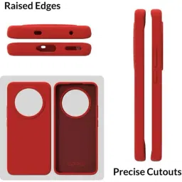 Sprig Back Cover for REALME 13 PRO (Red) image 3