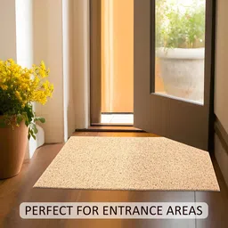 Kuber Industries Cream Coloured Water Absorbing Door Mat image 2