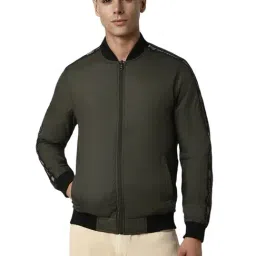 Van Heusen Black Polyester Regular Fit Checks Jackets-picture-25