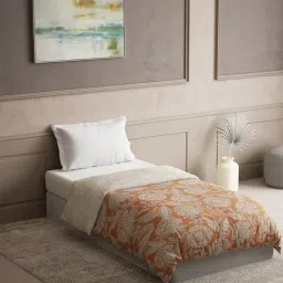 DDECOR Live beautiful Ethnic Brown 110 Cotton Single Winter Quilt-image-66