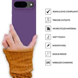 Sprig Back Cover for GOOGLE PIXEL 9 (Purple) image 4