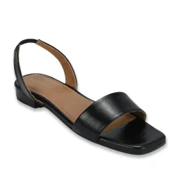 Allen Solly Women's Black Sling Back Sandals image 2