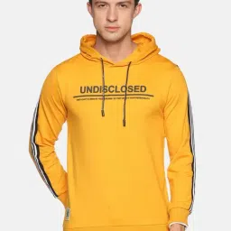 showoffff SHOWOFF Yellow Cotton Slim Fit Printed Sweatshirt-picture-22