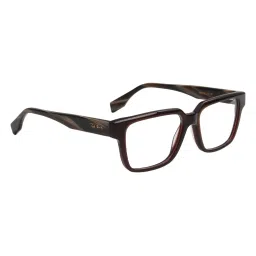 Ted Smith Brown Wayfarer Unisex Eyewear Frames image 2