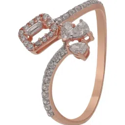 Malabar Gold and Diamonds 18k (750) BIS Hallmark Rose Gold Ring for Women-picture-44