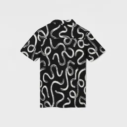 Fame Forever by Lifestyle Boys Black Printed Shirt image 2