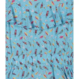 Plum Tree Kids Blue Printed Jumpsuit image 3