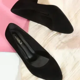 Iconics Women's Black Casual Pumps-picture-36