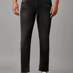 Louis Philippe Black Slim Fit Jeans-picture-4