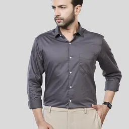 JONESBURG Men Classic Slim Fit Casual Shirt-image-10