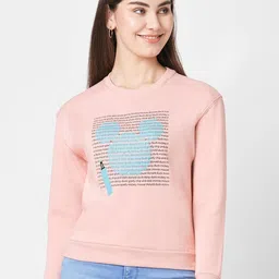 Kraus Jeans Women Graphic Printed Round Neck Sweatshirt-picture-11