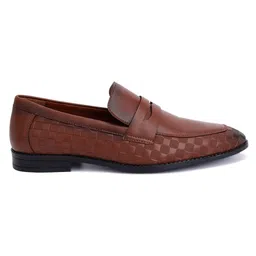 louis stitch Men Leatherette Formal Slip On Shoes Moccasins image 3